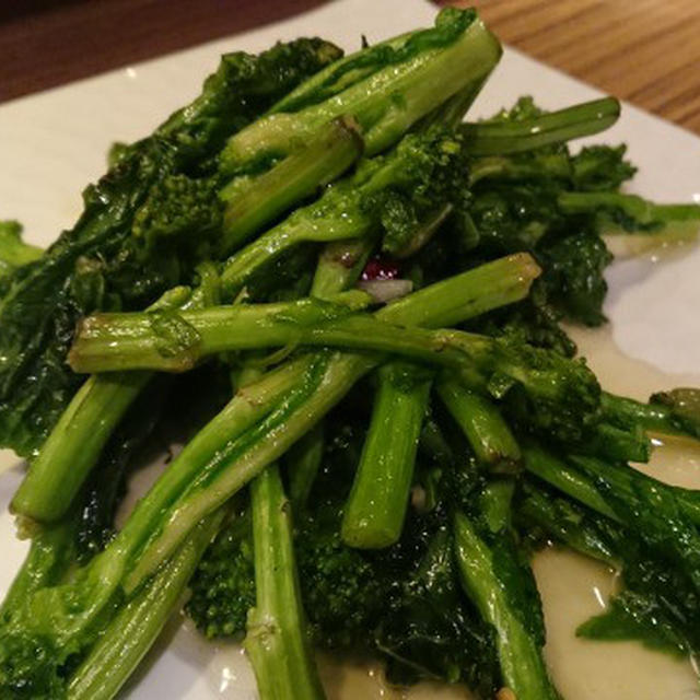 野郎飯流・超シンプルな菜の花ペペロンチーノ（2019,俺の飯を食べる会）