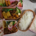 今朝の寝坊弁当