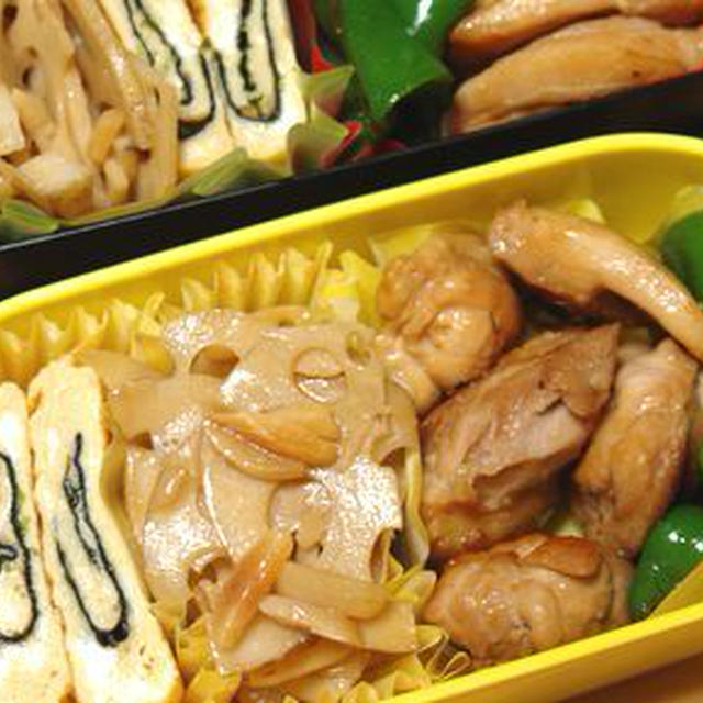 お弁当にも秋の色
