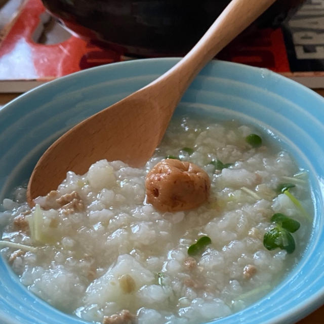 7.23 移動日 朝ごはん☆そぼろ粥❣️