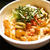 なめこと焼き鮭のとろろ玉子豆腐丼