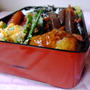 椎茸の肉詰めお弁当。