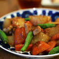 週末ご飯、根菜と豚の生姜焼き by filleさん