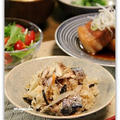 さんまの炊き込みご飯　と　豚の角煮 by miyukiさん