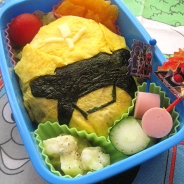 ゴーカイジャー（幼稚園）のお弁当（キャラ弁）