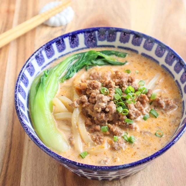 ＊【スグレピ掲載】コク旨スープの豆乳坦々うどん＊