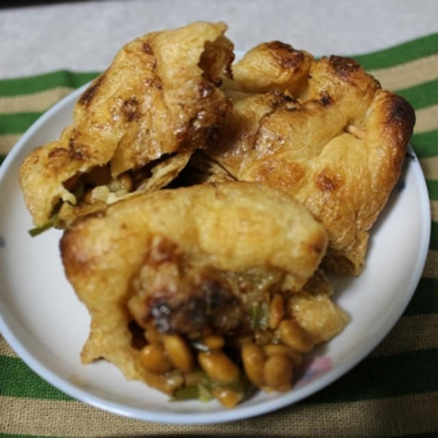 [レシピ]納豆とチーズのつつみ焼き＆キャベツとレーズンのサラダ