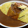 嵩増し「オムカレー」で腹パンパン