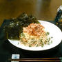 『天空』で高野山へ～蒸し鶏キムチのごまだれ冷麺。
