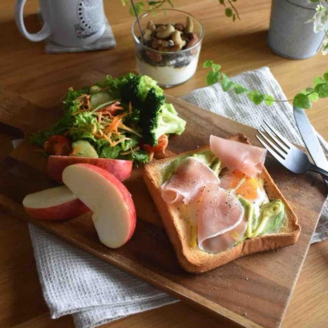 朝ごパン♪帰宅早々バタつきそうだなぁ〜