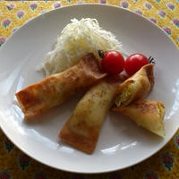 カレークリームミニ春巻き♪