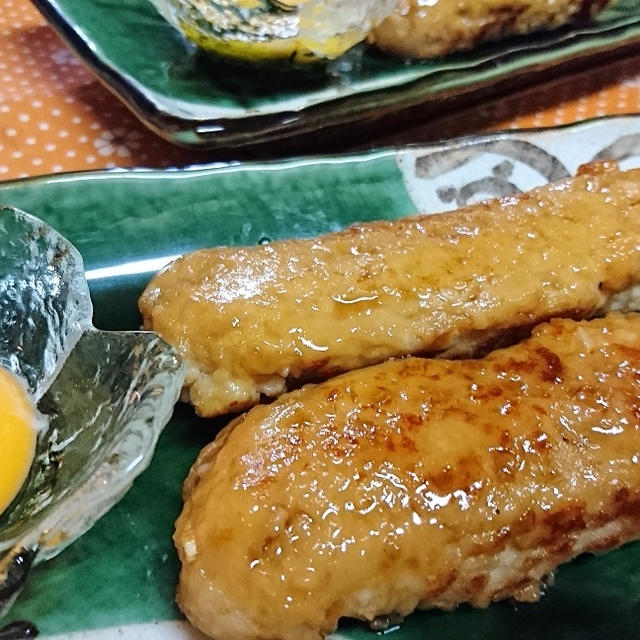【おうちごはん】食感が絶品！【軟骨入り鶏つくね　de　夕食】。野菜を好まない息子に・・・工夫。