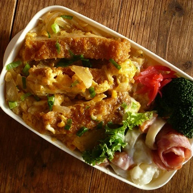 がっつりカツ丼弁当♪