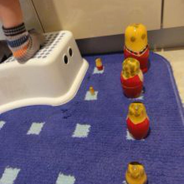整列して見学！