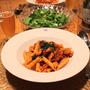『ごろごろメカジキトマトパスタ』の夜ごはん。