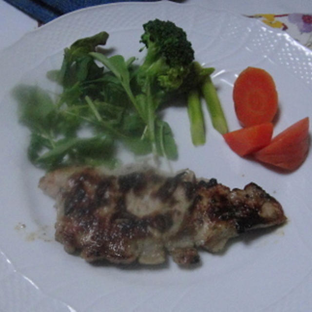 豚肉のネギ味噌漬け焼き★★★