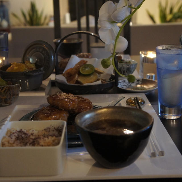 Hermesﾋﾞﾙ｡おうちご飯♪～ﾀﾗｺｲｶｽﾊﾟ・天そば・鶏つくね～｡Cartierｽｶｰﾌ｡
