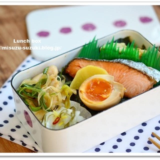 ご飯が食べやすいしゃけ海苔べんとう