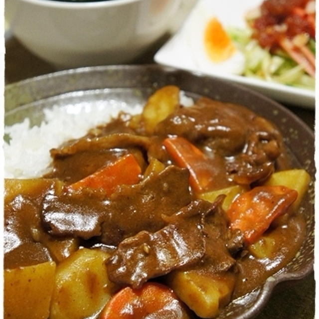 10分で作る炒カレー　＜おふくろビーフ炒カレー＞