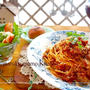 自家製トマトソースで作る♪チーズ香るサルシッチャ風パスタ