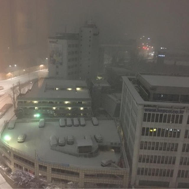 ソウルの雪