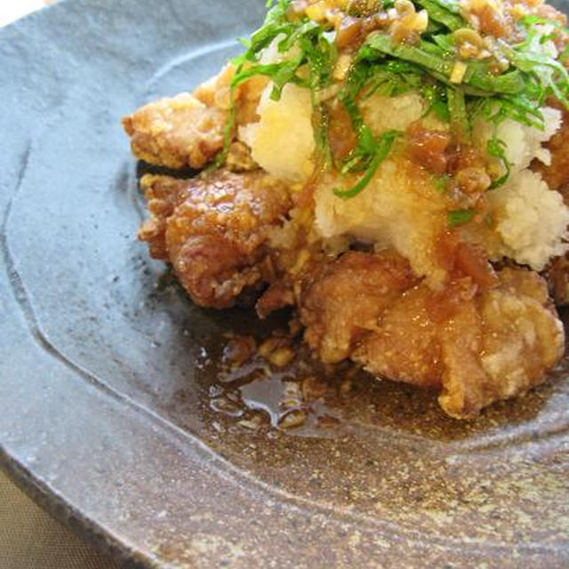 から揚げ☆梅おろしソース