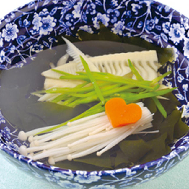 竹の子とわかめのスープ