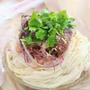 ＊【レシピ】さっぱり美味しい♫カツオのたたきのポン酢そうめん＊