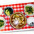 ホタテの炊き込みご飯菜の花乗せに水餃子