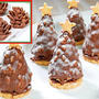 チョコフレークの松ぼっくりとクリスマスツリーチョコレートの作り方
