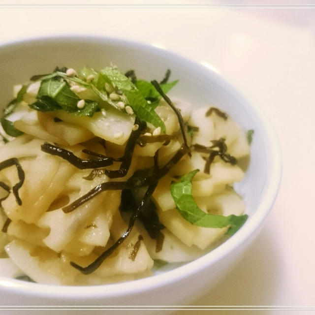 【Recipe:塩昆布蓮根】データ整理と平匡ロス