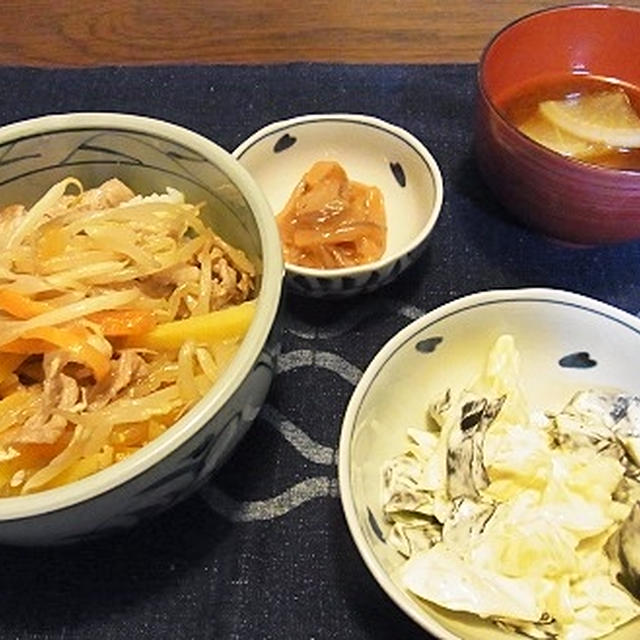 お花見～♪　＆生姜焼きドンぶり