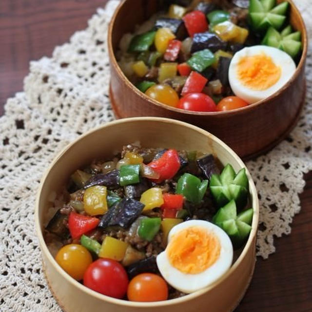 麻婆茄子丼 ✿ ポトフ♪