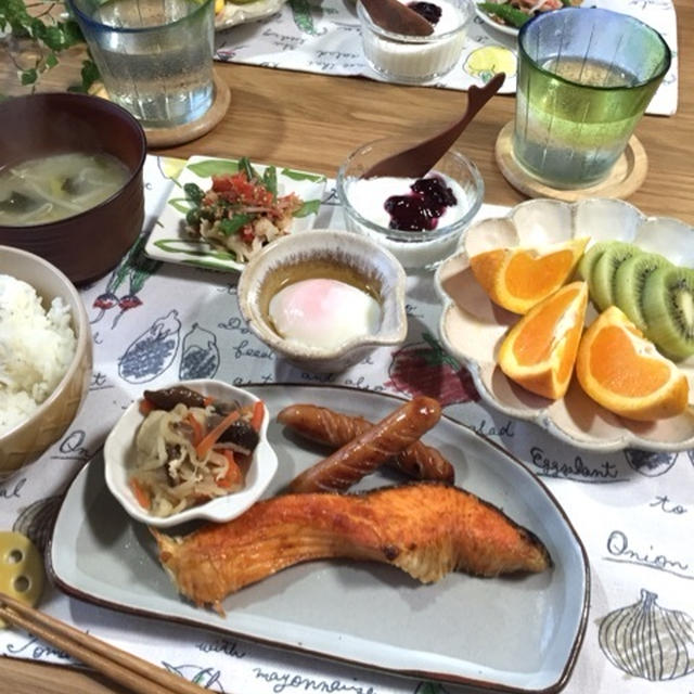 今日の朝ごはんとお弁当♪