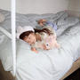 【ベッドルーム】GOOSEAのポーランド産高級羽毛使用・羽毛布団で快適な睡眠を