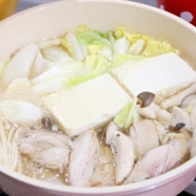 モランボン☆糖質オフで鶏もも地鶏だしちゃんこ鍋