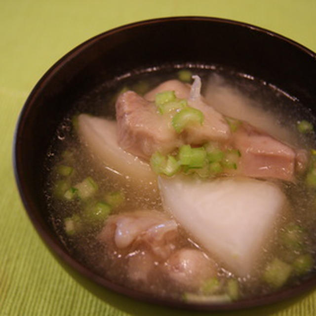 鶏とカブのとろみ炊き。