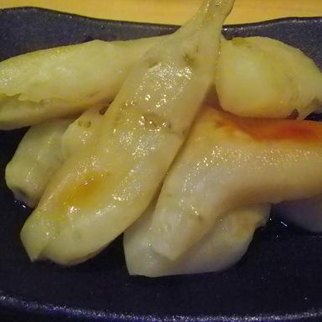 2011.11.14 今日の一皿「菊芋の浅漬けの素煮」