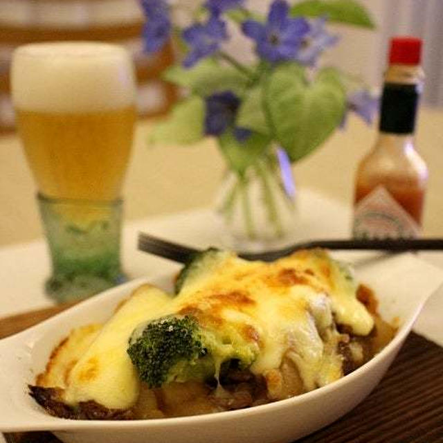 とろとろ❤フォンデュなチーズde肉じゃがリメイク！