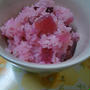 紅くるりのピンク色ご飯