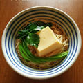 ぶっかけ素麺⑧（卵豆腐＋三つ葉） by miruさん