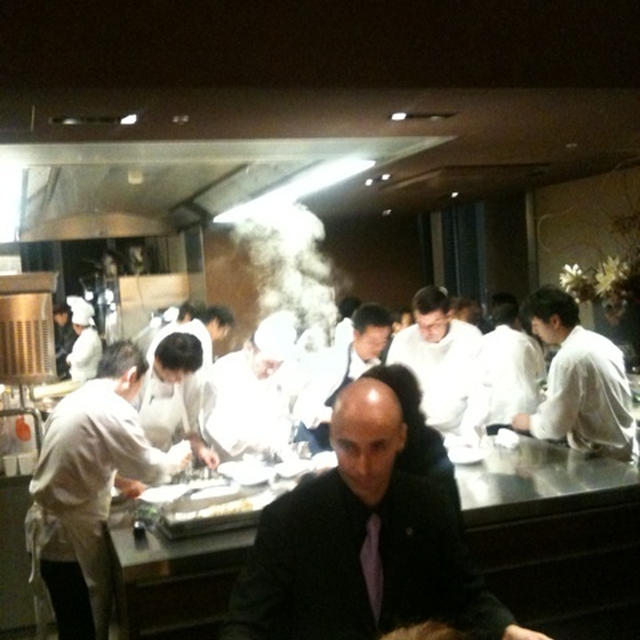 銀座Hiroにて。