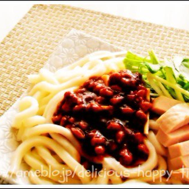 納豆ジャージャー麺 「新なっとうスタイル」