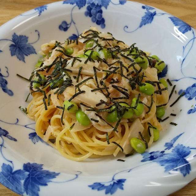 【おかずレシピ】明太クリームパスタ