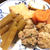 季節を味わう『ふきと鶏つくねの炊き合せ』
