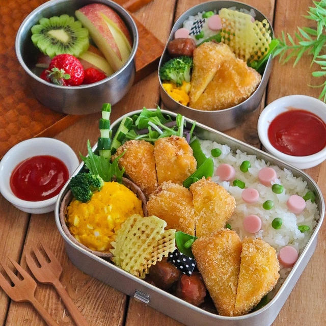 ウインナーで？！ハートのバレンタインコロッケ