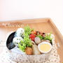 わかめとじゃこのおにぎりとおでん弁当