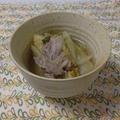 白菜と豚こまの煮物