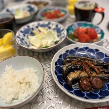 鰯✨の✨梅煮✨で✨お家ごはん✨