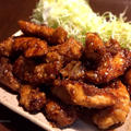 お安い鶏胸肉揚げのピリ辛あえでごはんが進みますねん